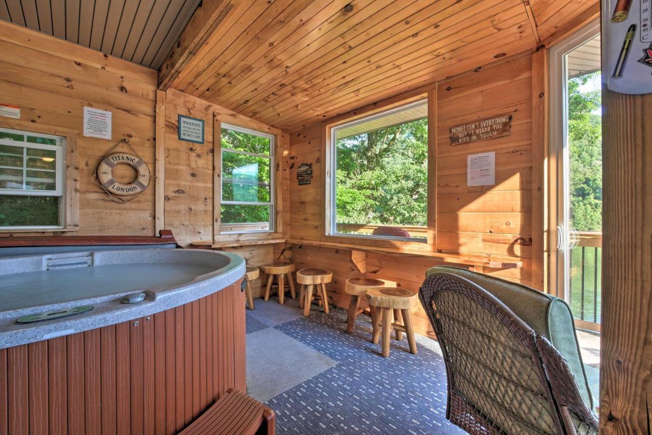 Tenn River Cabin With Hot Tub - 10 Mi To Chattanooga Exterior foto